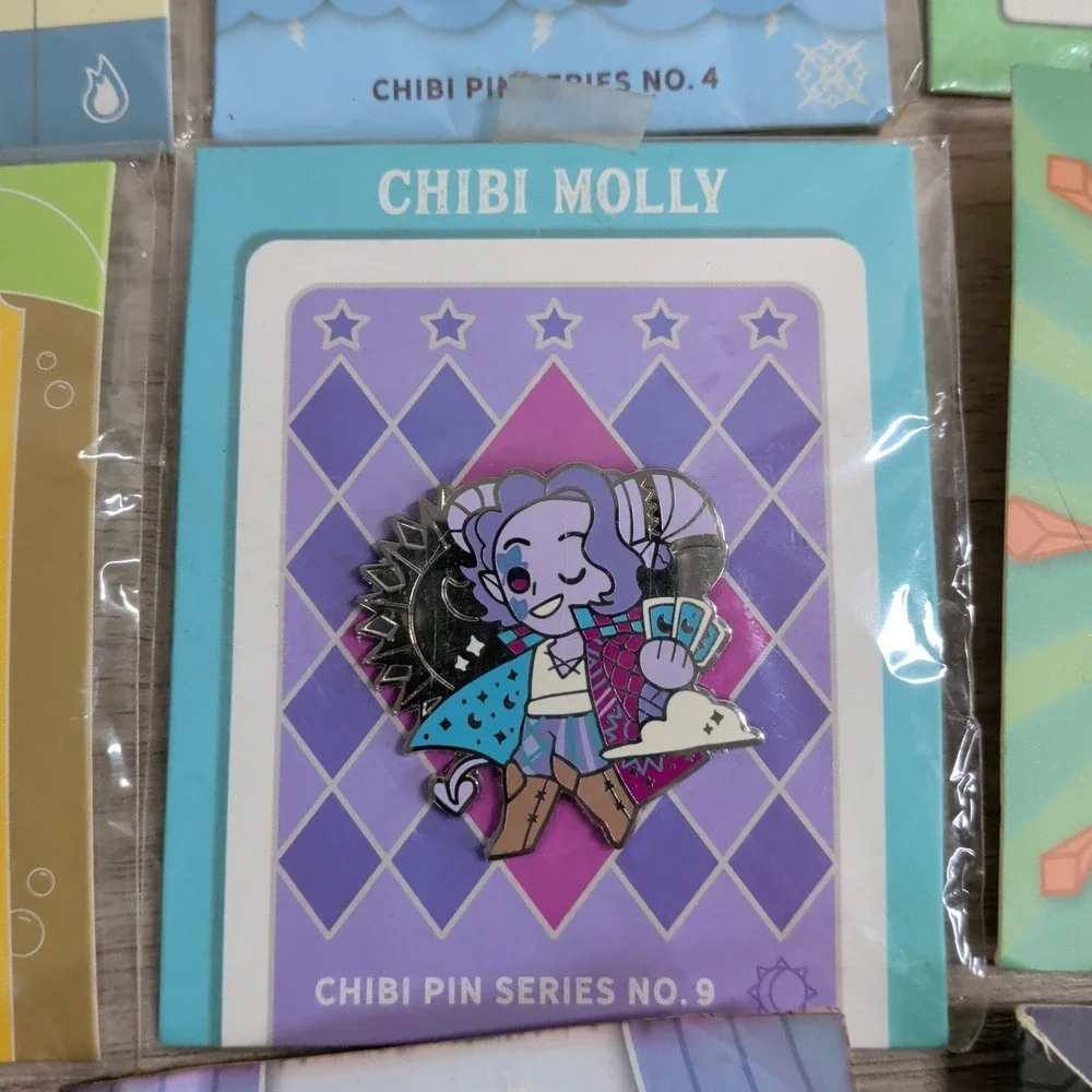 Critical Role Chibi Enamel Pins Lot Of 18 Collectible Pin Set D20 Series